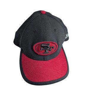 New Era 39Thirty NFL San Francisco 49ers Hat Black & Red Small/Medium